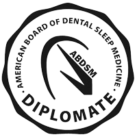 American Board of Dental Sleep Medicine Diplomate badge American Board of Dental Sleep Medicine Diplomate badge